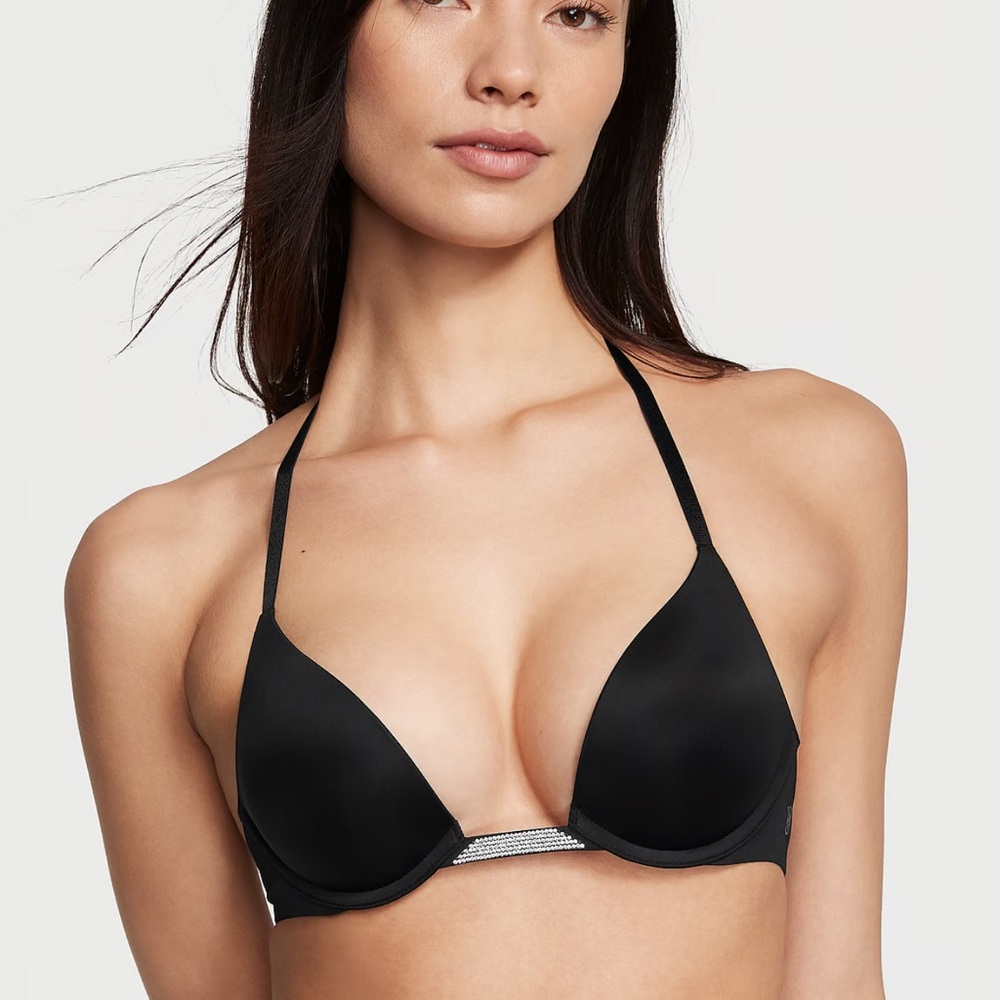 VICTORIA'S SECRET BARE
Plunge Convertible Shine Bra
Sz 36DD NWT